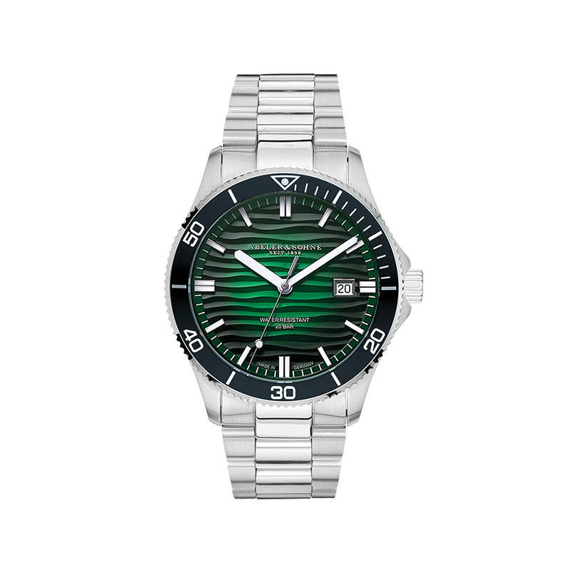 Sportliche Edelstahl-Herrenuhr