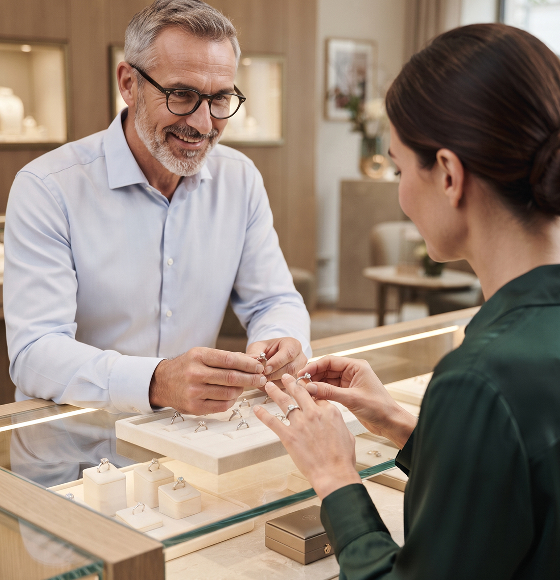 Beim Juwelier kaufen