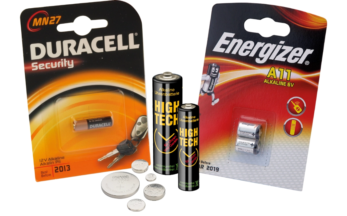 Knopfzellen und Uhrenbatterien für den Fachhandel